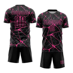 Ensemble d'uniformes de football respirants pour adultes, design et logo personnalisés, service OEM, uniformes de football de haute qualité à prix abordable - Product Image 1