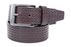 Ceinture en cuir véritable pour homme, ceinture classique à boucle à ardillon, ceinture de mode pour affaires, ceinture durable avec boucle en alliage - Product Image 3