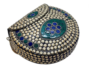Bolso de Mano de Metal con Cadena Decorativa, Estilo Bohemio, de Alta Calidad al Mejor Precio, para Mujer, para Bodas - Product Image 3