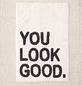 Tapis de bain en coton 100% tufté avec lettres, antidérapant, absorbant, logo personnalisé, motif à carreaux, tapis de bain Sweet Checks - Product Image 6