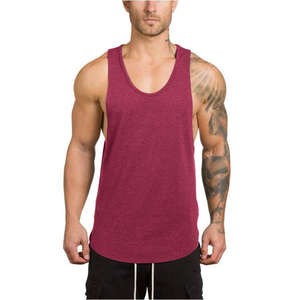Camiseta sin mangas informal de verano para hombre, talla grande, camiseta deportiva informal de algodón para gimnasio - Product Image 6