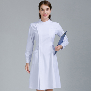 Women's Medical Uniform Women's Dress <b>Tunic</b> With 2 Pockets Needle Detection Hospital <b>Nurse</b> Uniform - Product Image 4