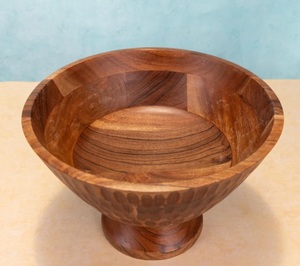 Bol en bois d'acacia naturel écologique, fait à la main, pour servir des fruits et des salades - Product Image 6