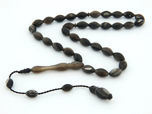 Tasbih de Cuerno Hecho a Mano, 33 Cuentas, Cuentas de Oración de Cuerno de Búfalo Natural - Product Image 6