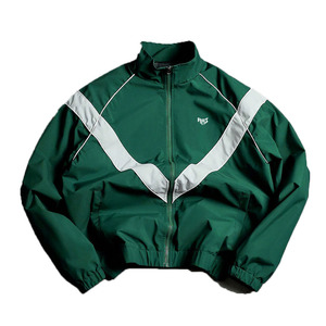 Y2K Style Custom Track <b>Jacket</b> Manufacturer Retro Contrast Panel Windbreaker OEM Sportswear Men's <b>Jackets</b> Private Label Wholesale - Product Image 3