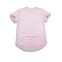 T-shirt respirant pour hommes en polyester à manches courtes surdimensionné en gros 100% coton 2021
