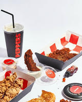 Biologisch Abbaubare Umweltfreundliche Recycelbare Einweg-Pappmappen mit Prägung Anpassbare Sushi-Sandwich/Hamburger-Verpackung