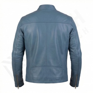 Veste de moto en cuir véritable pour homme de qualité supérieure, nouvelle arrivée, vestes de moto d'hiver, protections amovibles, personnalisables - Product Image 2