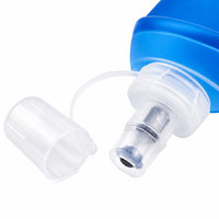 Botella de Agua Flexible de TPU sin BPA de 500 ml, Botella Plegable para Correr, Maratón y Trail Running