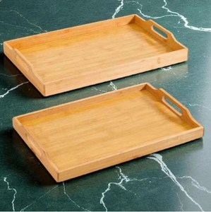 Bandeja de Servir de Madera Rústica para Servir Alimentos, Decoración del Hogar, Uso en Cocina y Restaurante, Disponible al Mejor Precio - Product Image 1