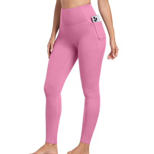 Pantalones de Yoga Casuales de Cintura Media para Mujer, de Fibra de Bambú y Algodón, con Logotipo de Marca Personalizado, Ajustados, Antibacterianos, para Gimnasio y Entrenamiento - Product Image 6