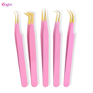Pointed Tip Stainless Steel Flower Eyebrow Tweezers Eye Brow Trimmer Eyelash Clip Set for Cosmetic Makeup <b>Tool</b> - Product Image 1
