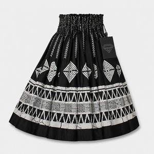 100% Cotton High Quality Women Natural Waist Custom Lightweight Breathable Hawaiian Flared Skirt Tropical Aloha Beach - Product Image 2