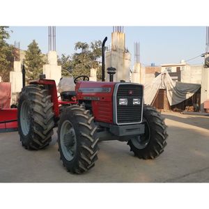 Tractor Massey Ferguson de alto rendimiento MF 385 4WD 85 HP con pesos delanteros y barra de tiro para terreno africano - Product Image 3