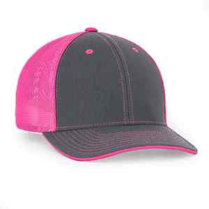 Gorra Trucker de Malla Verde y Blanca, 6 Paneles, Ajustada, Unisex, Casual, Primavera Verano, Color Sólido, Transpirable, Impermeable, para Adultos, Estilo Béisbol Urbano - Product Image 1