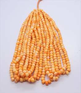 AAA Rare Orange <b>Opal</b> Smooth Rondelle Beads 16 Inch Shaded Orange Candy <b>Opal</b> Gemstone Beads Natural <b>Opal</b> Rondelle Loose Beads - Product Image 1