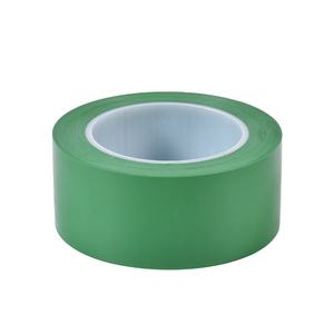 Adhésif acrylique simple face pour usage industriel, solution de marquage des zones dangereuses pour les cartons d'emballage, transparent, durable, haute visibilité, sécurité - Product Image 1