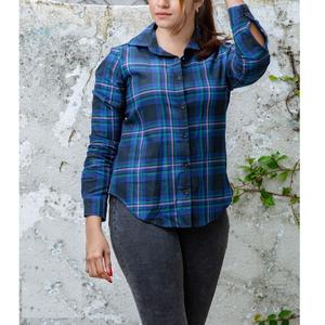 Chemise à manches longues unie de qualité supérieure pour femme, coupe ajustée, style décontracté, idéale pour le bureau – Fournisseur de vêtements féminins du Bangladesh - Product Image 6