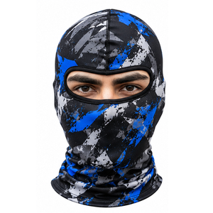 Cagoule intégrale ajustable White Bird Express bleue avec ouverture pour les yeux, cache-cou respirant et imperméable en Spandex/Polyester pour - Product Image 1