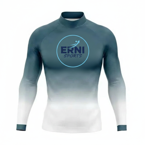 Rashguard de surf pour hommes à manches courtes, protection solaire UV, respirant, écologique, séchage rapide, pour la gym et la plage - Product Image 3