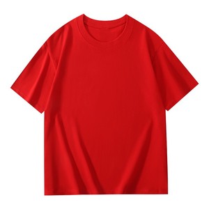 เสื้อยืดผู้ชายทรงโอเวอร์ไซส์ ผ้าฝ้ายแท้ 100% 200GSM สีพื้น คอกลม ทรงหลวม สไตล์ลำลอง ราคาโรงงานจากบังกลาเทศและจีน - Product Image 5