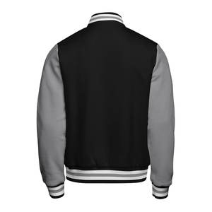 Chaqueta de Béisbol Personalizada OEM para Hombre, de Invierno, de Algodón y Poliéster, con Botones, Estilo Varsity, con Bloques de Color, Bordada en Lana, Informal - Product Image 3