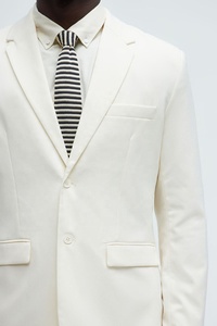 Costume d'affaires pour homme, veste à col cranté, simple boutonnage, infroissable, fabriqué par Antique Fashion - Product Image 4