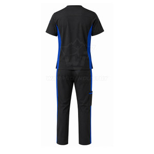 Comfortable Men Scrub Suit <b>Doctor</b> Workwear <b>Set</b> With Breathable Fabric Multiple Utility Movement And Modern Uniform Style - Product Image 2