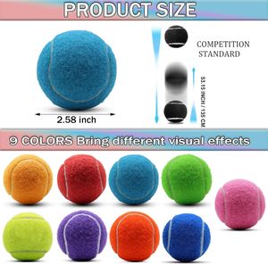 Pelota de Tenis de Alto Rebote, Calidad Premium para Entrenamiento y Partidos, Rendimiento Duradero en Todas las Canchas, Pelota Deportiva - Product Image 4