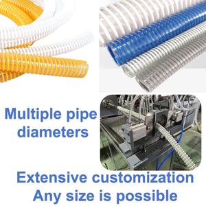 Nhựa PVC sợi gia cố <span class=keywords><strong>HDPE</strong></span> xoắn ốc sóng Polypropylene ống máy sản xuất dây chuyền sản xuất - Product Image 6