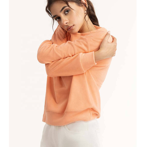 Sudadera de algodón de gran tamaño y pesada personalizada para mujer, diseño de forro polar Unisex bordado en blanco - Product Image 6