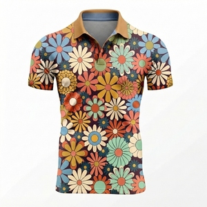 เสื้อโปโลกีฬาคุณภาพสูง ผลิตจากผ้าโพลีเอสเตอร์ผสมฝ้าย  รับสกรีนโลโก้ด้วยเทคนิค Sublimation  ทรงเข้ารูป นุ่มสบาย เหมาะสำหรับเล่นกอล์ฟ สำหรับผู้ชาย - Product Image 1