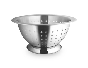 Égouttoir en maille pour évier de cuisine en acier inoxydable écologique avec bol perforé, bord large et support de base, compatible lave-vaisselle, 29 cm - Product Image 1