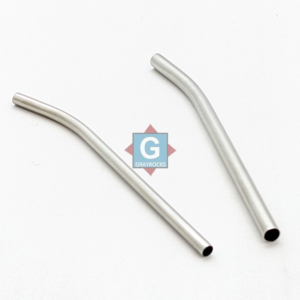 Tube récepteur pour piercing nasal en acier inoxydable argenté de haute qualité, style punk, unisexe - Product Image 2