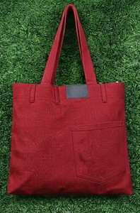 Custom <b>Canvas</b> Tote Handbag Portable Shoulder Bag for Women Fashion <b>Shopper</b> Bag With Pocket - Product Image 1