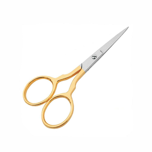 Ciseaux de tailleur en gros, mini-ciseaux demi-or, en acier inoxydable allemand, petits ciseaux classiques pour broderie, ciseaux de tailleur - Product Image 2