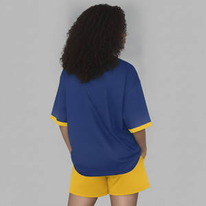 Custom Summer Women's 2-Piece Solid <b>Short</b> Loose Fit Cotton Quick Dry Crop Tank <b>Top</b> & Jogger <b>Shorts</b> <b>Set</b> - Product Image 6