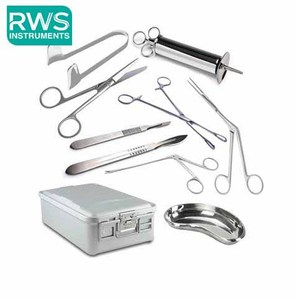 Ensemble d'instruments ORL RWS Instruments, acier inoxydable de haute qualité, manuel, certifié CE, garantie 5 ans, meilleur soin - Product Image 1
