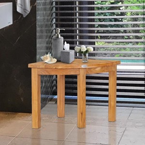 Premium Teak Wood Bar <b>Stools</b> - Handcrafted Spindle-<b>Back</b> Design Wholesale - Product Image 3