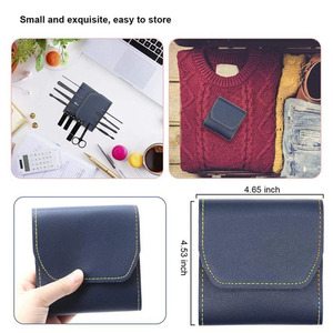 Kit professionnel de manucure et pédicure avec étui en cuir PU, vente en gros, outils de soin des ongles professionnels en acier inoxydable - Product Image 6
