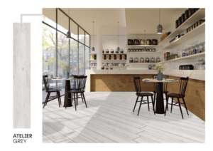 Carrelage en porcelaine mate à surface minimale 8x48, conçu pour des visuels de planches nettes, une texture équilibrée et une pose de revêtement de sol stable. - Product Image 3