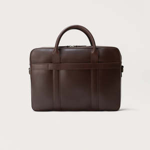 Maletín de Cuero Marrón Premium Hecho a Mano para Portátil, Bolsa de Oficina, Cierre de Cremallera Clásico, Fabricante OEM - Product Image 6