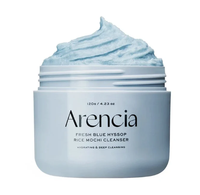 Nettoyant Crème Coréen Arencia Hyssop Sebum Control Rice Cake 100ml à l'Acide Hyaluronique pour un Nettoyage en Profondeur et Soin des Pores