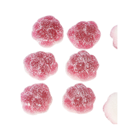 Barres de bonbons gélifiés à la fraise en vrac de 20g, bonbons exotiques acidulés et moelleux aux fruits, emballage mignon en boîte de dessin animé, pour fêtes d'enfants