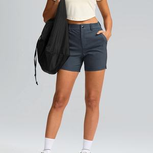 Haute qualité dernière conception bonne qualité respirant femmes shorts coton basique femmes filles été Golf respirant Shorts - Product Image 6