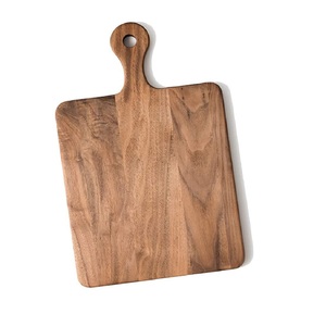 Nouvelle planche à découper élégante et durable en bois d'acacia pour fruits, légumes et aliments, taille, forme et couleur personnalisables - Product Image 5