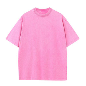 เสื้อยืดผู้ชายทรงวินเทจ คอกลม แขนสั้น สไตล์ลำลอง สตรีทแวร์ ทรงหลวม ใส่ได้ทุกวัน - Product Image 2