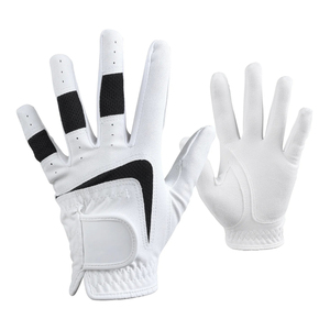 Gants de golf en peau de mouton de haute qualité avec logo personnalisé, main droite, respirants, à doigts complets, à enfiler, pour hommes, sport, toutes saisons - Product Image 5