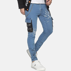 Jeans de mezclilla de alta calidad estilo OEM para hombre, personalizados, de corte ajustado, los más vendidos. - Product Image 4