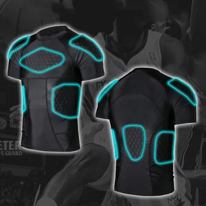 Camiseta de Compresión de Alta Calidad con Relleno Protector, Camiseta Deportiva Acolchada para Entrenamiento - Product Image 5